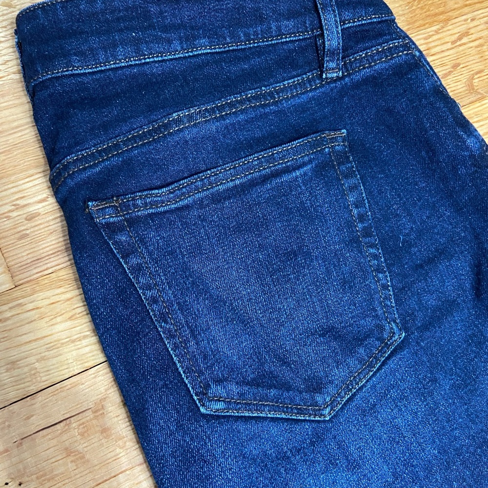 Loft outlet dark curvy skinny